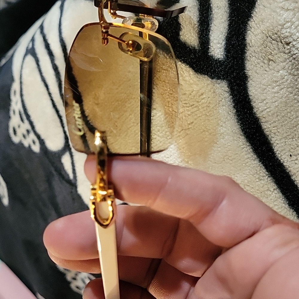 Cartier sunglasses horn buff